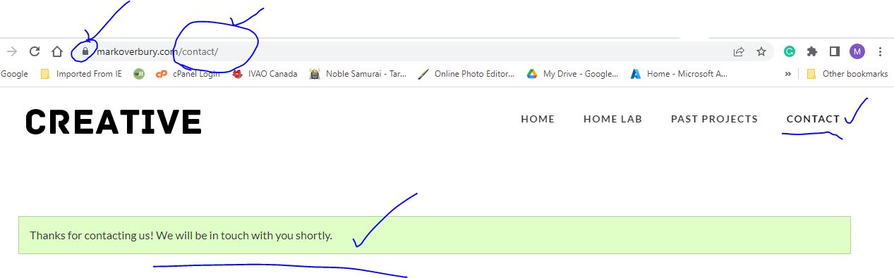 QA Testing – Contact Form